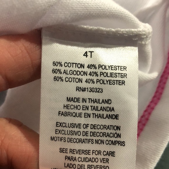 NEW Kids Headquarters Girls Panda Top, Size 4T, White - Picture 4 of 4